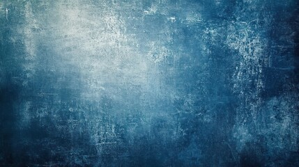 Wall Mural - A textured blue background with a weathered appearance, suitable for design purposes.