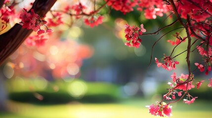 Poster - Tree_background_Flower_full_hd_Blur_background