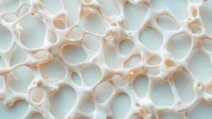 Wall Mural - Abstract Foam Texture Over Light Background