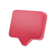 © Sensvector - Bubble message chat sign, communication box 3D design vector illustration. Talk and conversation icon, chatting and social discussion, sms cloud, feedback icon