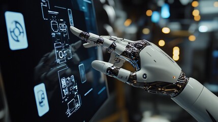 Poster - Robotic Hand Interacting with Digital Interface