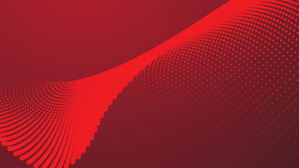 Red abstract background with halftone for backdrop or presentation