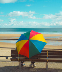 umbrella on beach