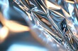© Outkast - Abstract Close-Up of Crumpled Metallic Surface Reflecting Light