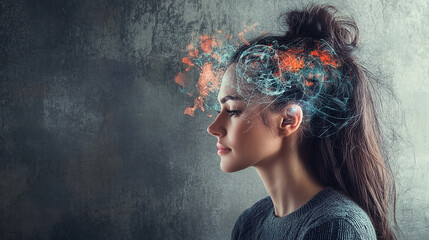 Wall Mural - prioritizing mental health is essential for maintaining overall well-being and achieving a balanced 