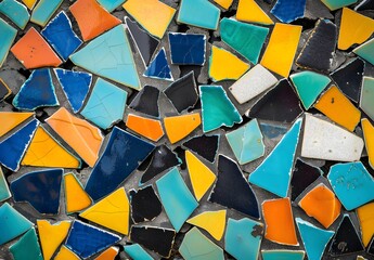 Colorful Mosaic Tile Pattern Texture