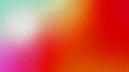 Poster - Abstract colorful gradient background with a grainy texture