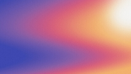 Poster - Abstract colorful gradient background with a grainy texture
