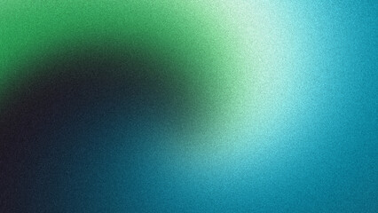 Poster - Abstract gradient swirl with a smooth blend and grainy texture