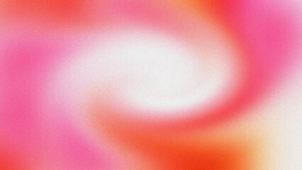 Poster - Colorful abstract swirl pattern with grainy abstract background