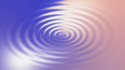 Poster - White to purple ripples in a soft gradient with a grainy texture