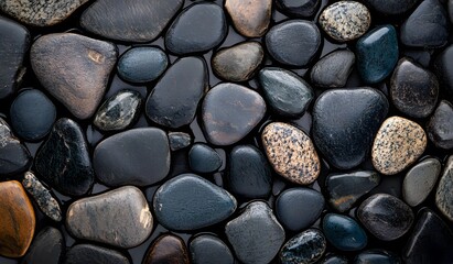 Abstract Pebble Pattern - Decorative Stone Background