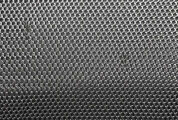 Grey Mesh Fabric Texture Close Up