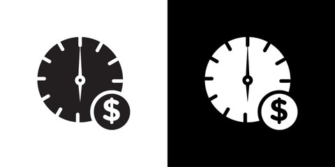 Poster - Annuity due icon Isolated flat vector in outline