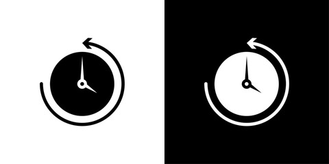 Poster - history icon isolated flat vector in outline
