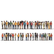 © Jeannaa - Diverse group of people standing together transparent background