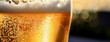 © Igor Tichonow - Close-up of a chilled beer glass with bubbles rising in golden liquid, capturing the refreshing, cold drink in perfect lighting.
