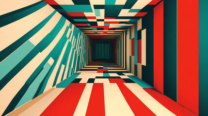 Op art geometric vector graphics. Op Art. Illustration