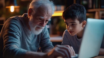 Wall Mural - connecting generations: learning together