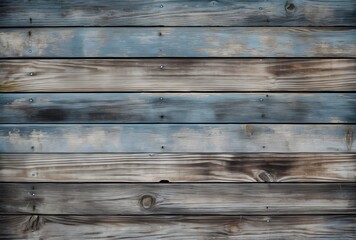 Weathered Blue & Brown Wood Fence Texture