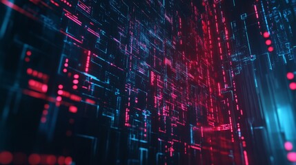 Wall Mural - illustration of data download 