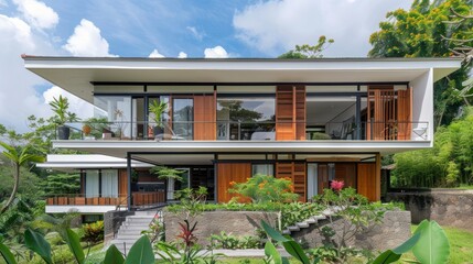 Sticker - Modern Tropical Home