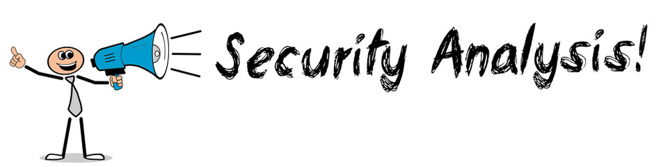 Wall Mural - Security Analysis!