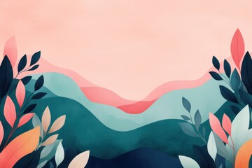 Wall Mural - Serene Nature-Inspired Fantasy Wallpaper for Mindful Relaxation