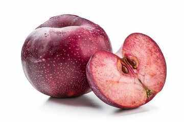 Wall Mural - A fresh kei apple isolated on white