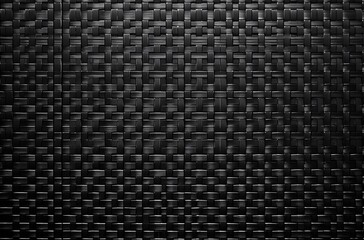 Black Carbon Fiber Weave Texture Background