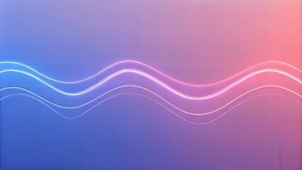 Wall Mural - Abstract Thin Wavy Lines Background