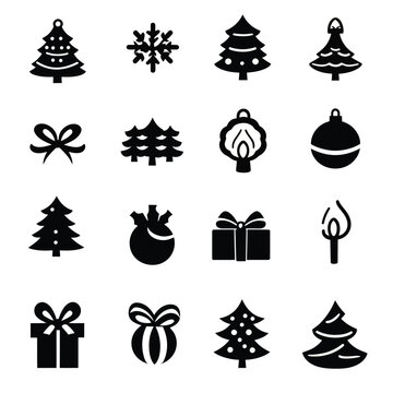 Christmas Icon and Elements Collection 