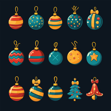 Christmas Icon and Elements Collection 