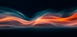 © Eva13186707 - Abstract Orange and Teal Waves on Black Background