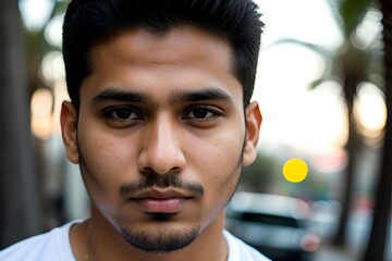 portrait of an indian young man