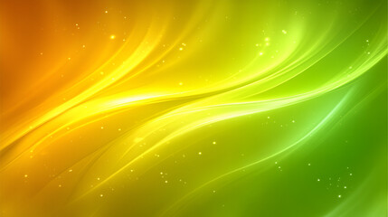 Poster - Colorful abstract background with flowing gradients of orange, yellow, and green creating a vibrant and dynamic visual effect