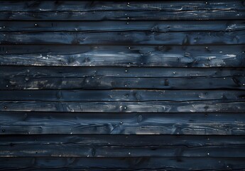 Dark Blue Wooden Wall Texture Background