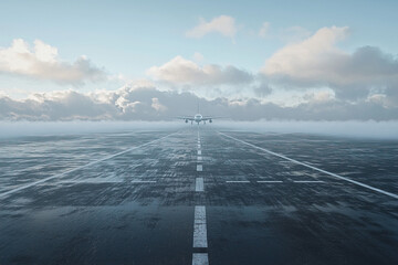 Canvas Print - Runway Background