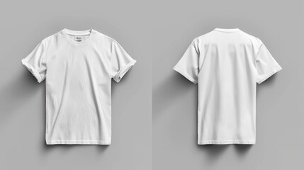 Wall Mural - White T-Shirt Mockup