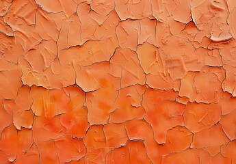 Wall Mural - Orange Stucco Wall Texture Background