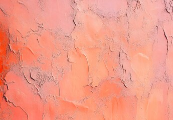 Canvas Print - Peach Orange Stucco Wall Texture Background