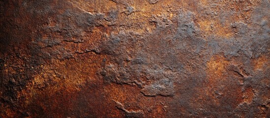 Rusty iron surface with a textured pattern and weathered appearance