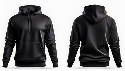 Black hoodie mockup for online ecommerce store