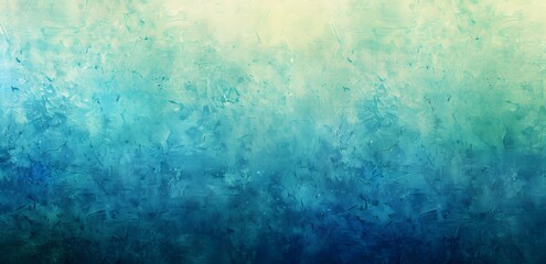 Canvas Print - Abstract Blue Green Gradient Texture Background