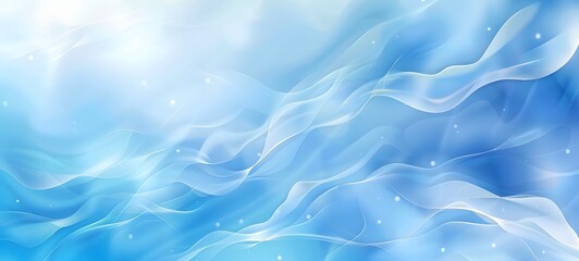 Poster - Abstract Blue Background with Soft Blur Effect