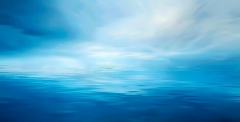 Wall Mural - Abstract Blue Gradient Water Background