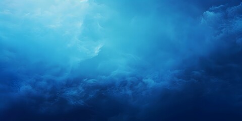 Canvas Print - Abstract Blue Sky Background with Gradient