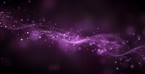 Wall Mural - abstract purple light blurred background with bokeh