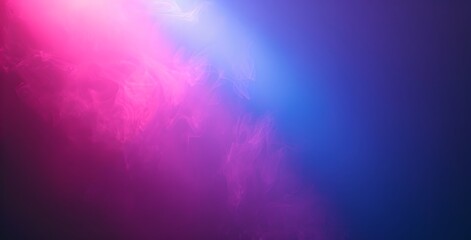 Canvas Print - Abstract Gradient Background - Blue & Pink Minimalism