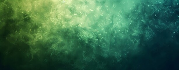 Wall Mural - Abstract Green and Blue Gradient Blurred Background